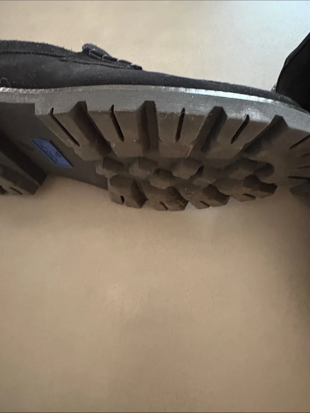 PS Paul Smith Black Suede Penny Loafers with Lug Sole